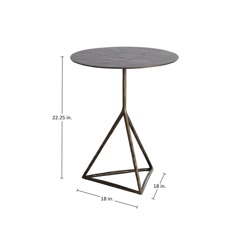 Napier Iron Frame End Table