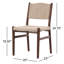 Chaise de salle à manger d'extérieur Abella - Teinte marron selle-338649244