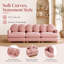 Canapé modulaire en chenille Veloria Comfy-1369701372