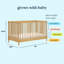 Lit de bébé convertible 3-en-1 Lainey Bobbins-134425389
