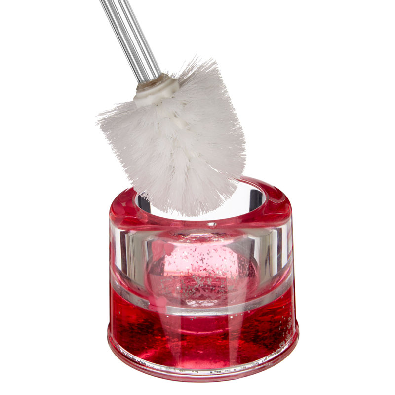 Alderete Acrylic Free-Standing Toilet Brush Holder