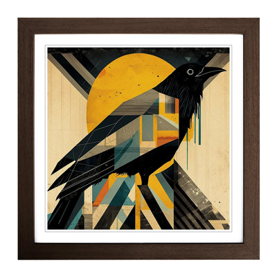 Crow Constructivism - Framed Print