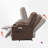 Upholstered Power Recliner With Massage And Heat-1189869033