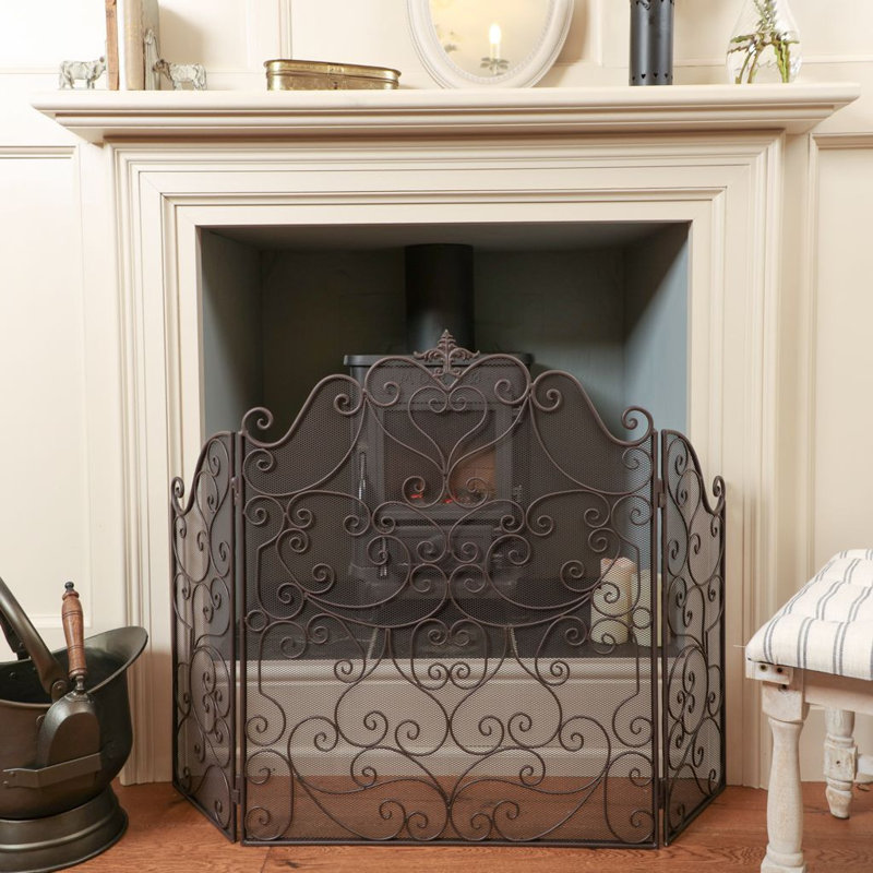 Glassman Iron Fireplace Screen