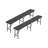 Folding Bench Folding Chair Set
