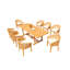 Lenong Outdoor 9 - Piece Teak Dining Set