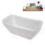 Baignoire autoportante 59 "avec drain interne Streamline-112235453