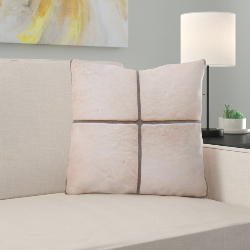 Coussin décoratif tile, Intérieur, Beige