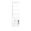 Night Stand With Shelf, Nightstand With 2 Storage Drawers For Bedroom-2089557054