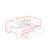 Two Drawers Wood Platform Bed with Storage Shelves and Charging Station-106813619-106813620