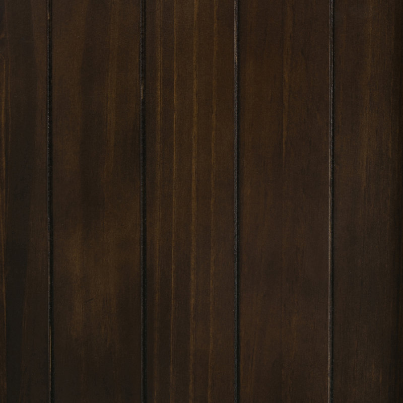 Bedford Dark Tobacco Brown Pine 32" Low Storage Cabinet
