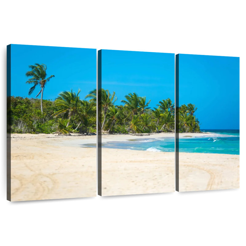 Senne White Shores Of Flamenco Beach, 36" H x 57" W