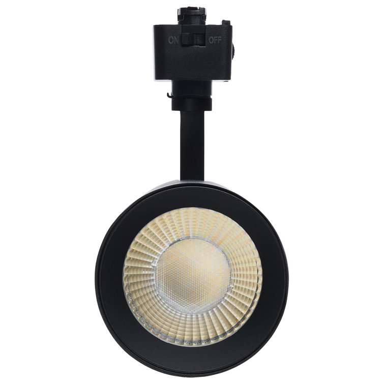 30 Watt LED Track Head 48 Degree Beam Spread J-Style Track 5 CCT Selectable 