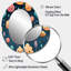 Lollipop Dream Pattern I - Miroir mural ovale moderne-1914019935