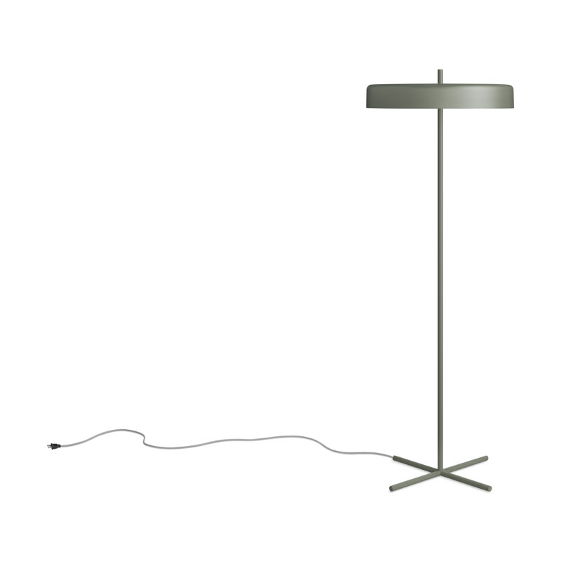 Bobber LED Floor Lamp, Gray Green