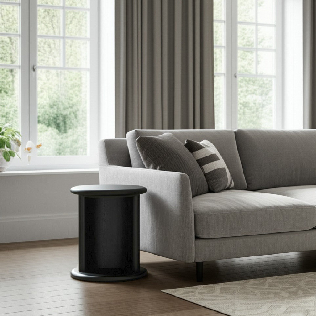 Circa 20" End Table, Black