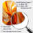Orange Abstract Warm Fractal Design VII - Fractals Cylinder Shape Irregular Metal Wall Decor-105572315