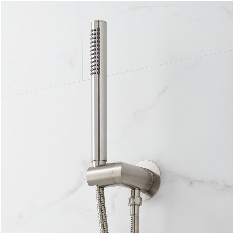Berwyn Pressure Balance Shower System with Hand Shower - Brushed Nickel, Brushed Nickel
