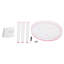 Table d'appoint en acrylique rose moderne Modern-1642486031