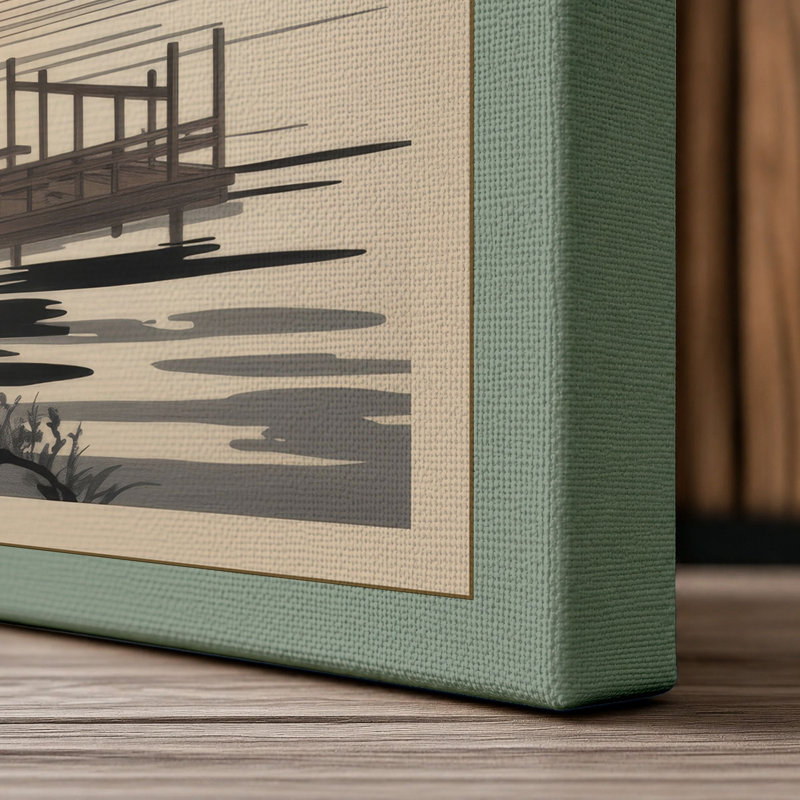 Print, 24x16 - 61.0 x 40.6 cm, Sage Border