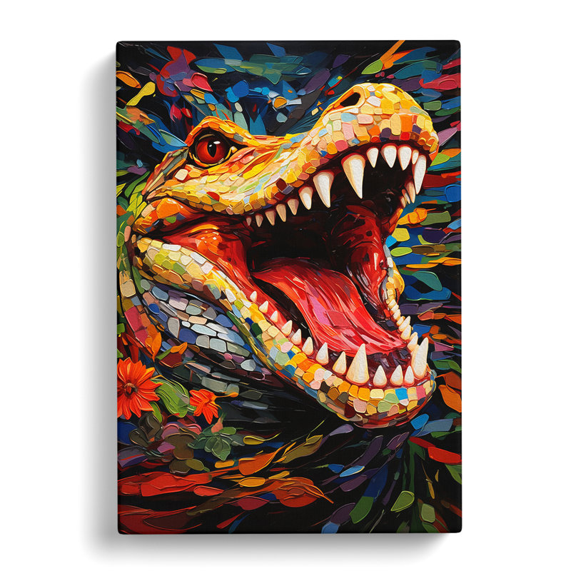 Alligator Orphism - Print, 60cm H x 40cm W x 3cm D