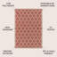 Tapis intérieur / extérieur rouge / beige Hague Moroccan Trellis-849413688