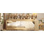 Lit de jour en bois avec tablettes de rangement, lit multifonctionnel avec tiroirs de rangement et bureau d'étude-105585551-105585548