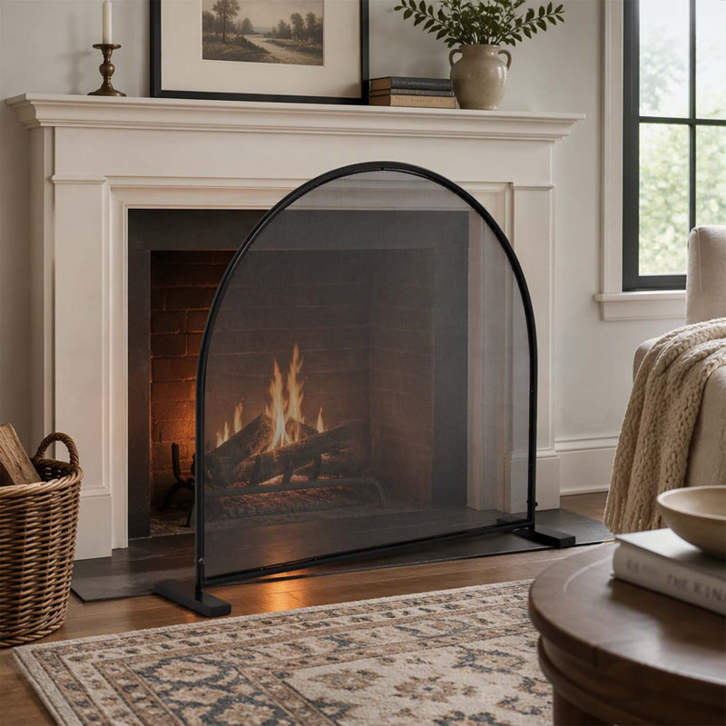 Iron Fireplace Screen