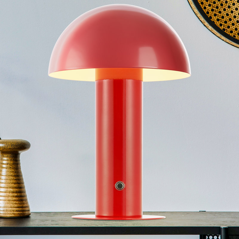 Lampe de table simple 10,75 po Viv, Rouge