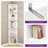 Clarklake 70.9'' H x 11.7'' W Corner Bookcase-1355371716