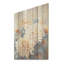 Garden Bliss Mums In Soft Colors - Art sur bois de pin naturel-855489785