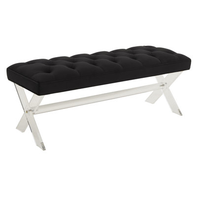 Bree Velvet Upholstered Bench