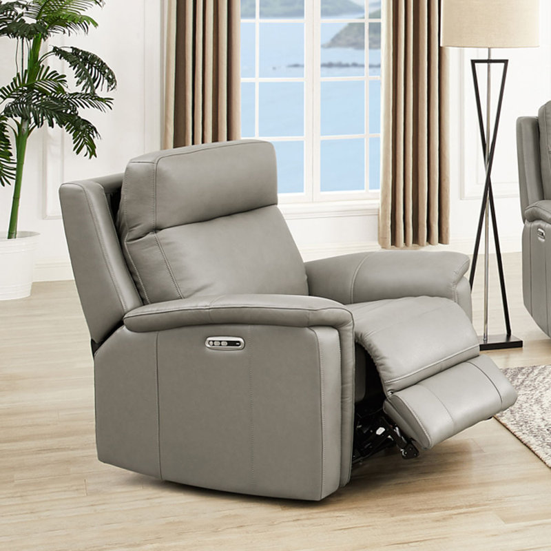 Cyprus Upholstered Power Recliner with Ottoman