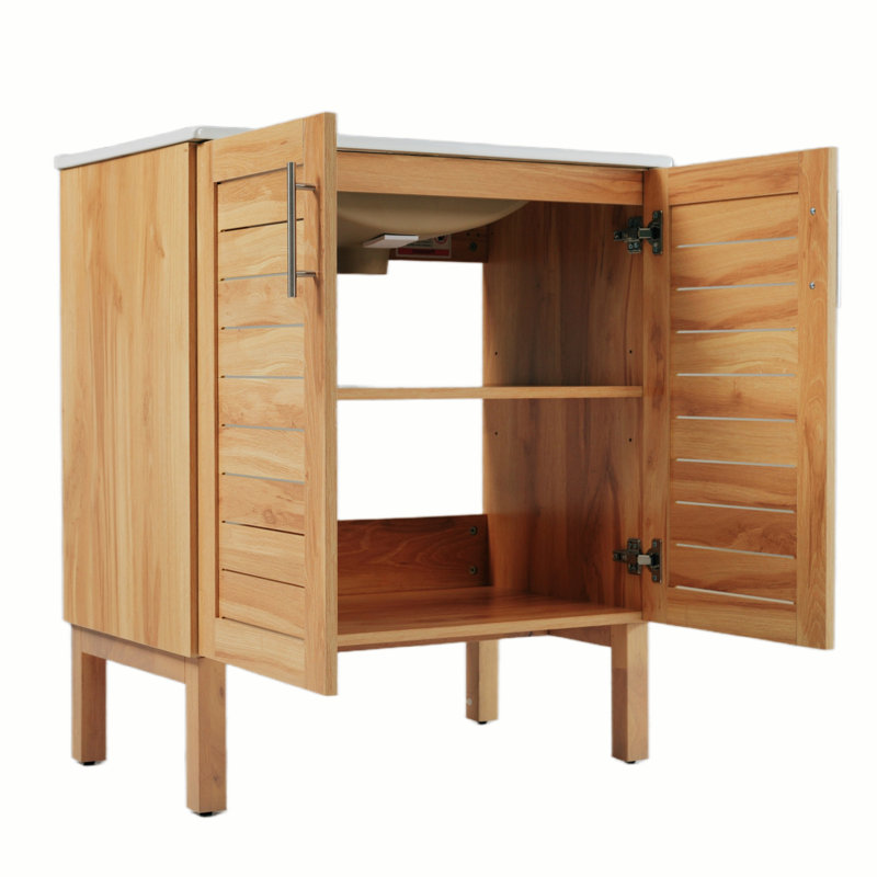 Meuble-lavabo antique 30 po avec lavabo en céramique
