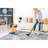 6X9 Non-Shedding Area Rug In Blue/Grey - Stain , Suits Dining Room, Home Office, Bedroom For Bedroom, Room Decor-1998103156