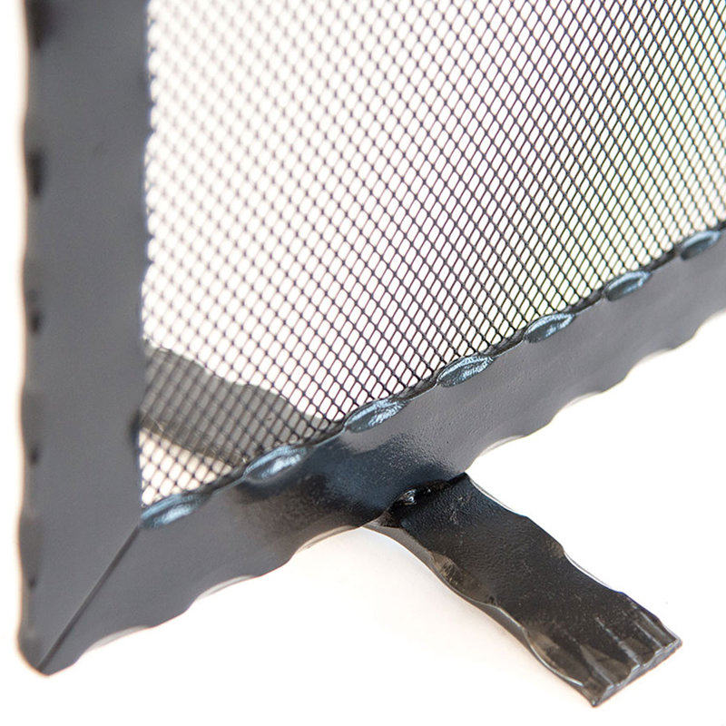 Bolick Iron Fireplace Screen, 51.5cm H x 79cm W x 19cm D