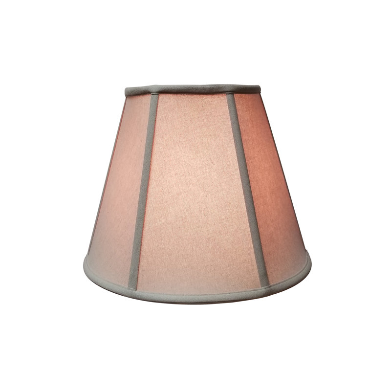 Linen Empire Lamp Shade, Beige/Off White, 14" H x 18" W x 18" D