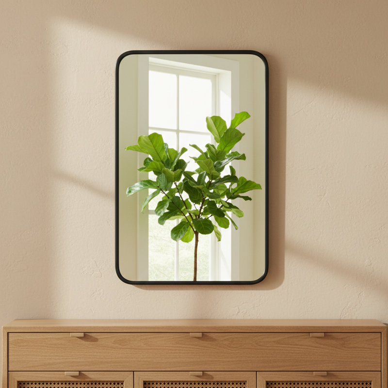 Miroir de salle de bain Modern, 36 po x 24 po
