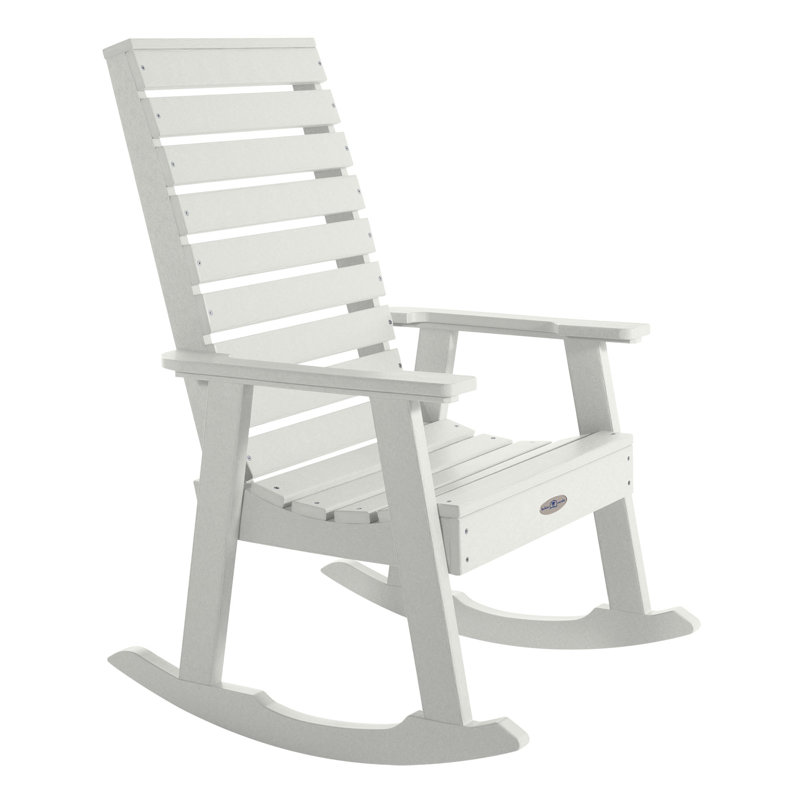 Chaise berçante Deloren, Blanc