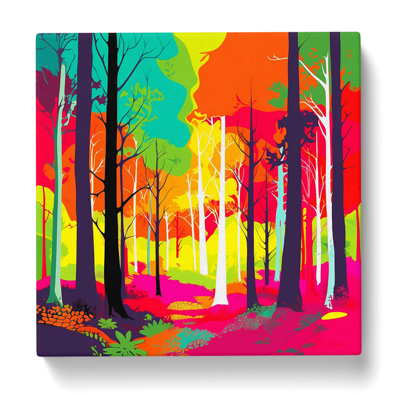 Forest Pop No.1 - Wrapped Canvas