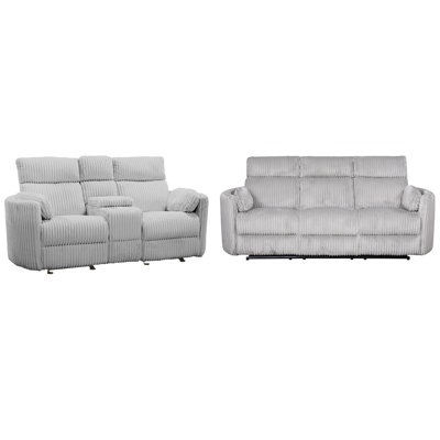 Bre Power Reclining Sofa and Loveseat