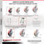 Ensemble de roulettes pivotantes-92276258