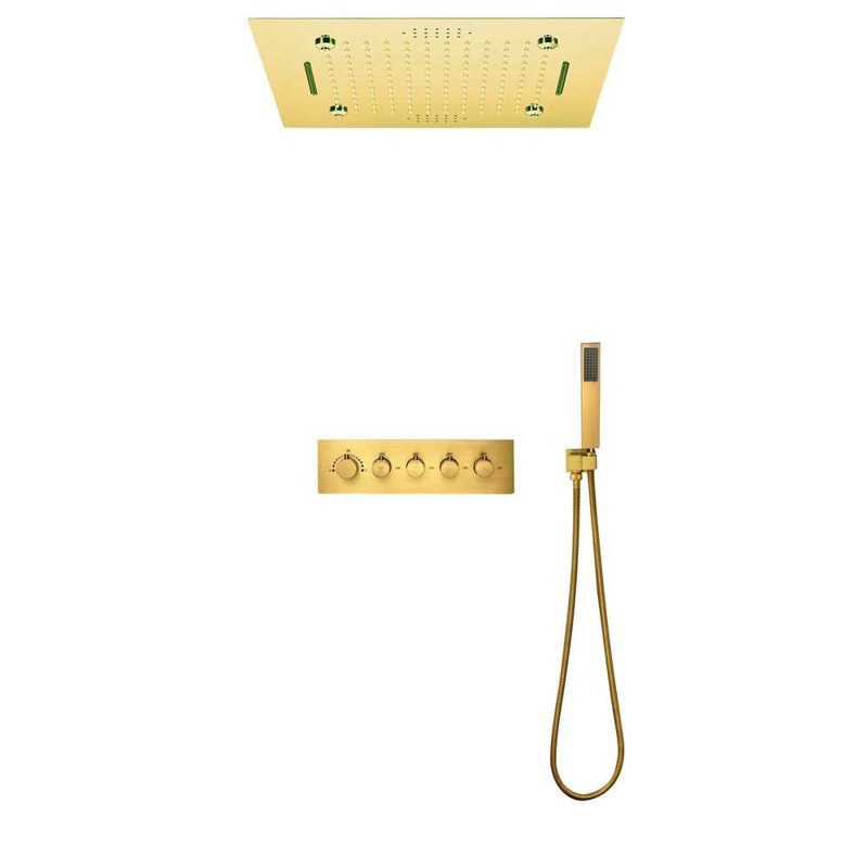 Système de douche thermostatique à DEL Reggio
