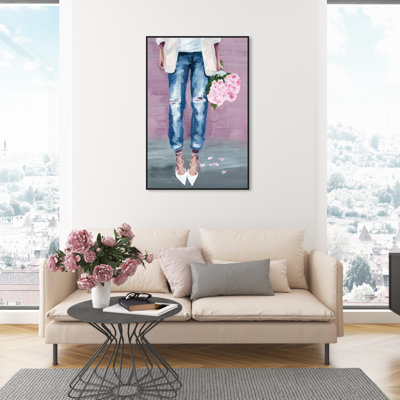 " Fashion Blogger Flowers " by Oliver Gal