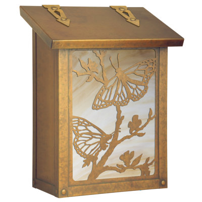 Monarch Metal Wall Mounted Mailbox