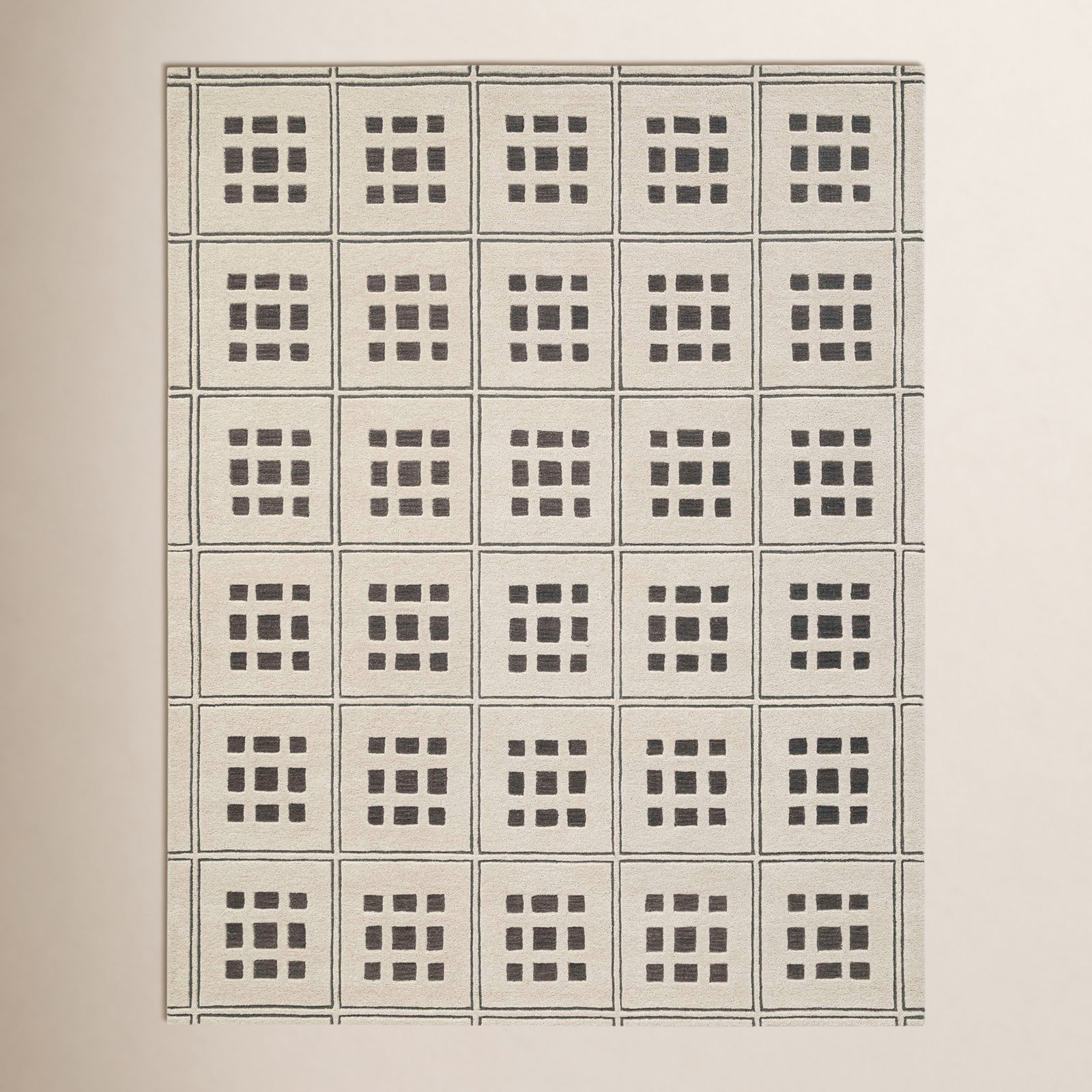 Hand-Tufted Wool Rug, Rectangle 2' x 3'