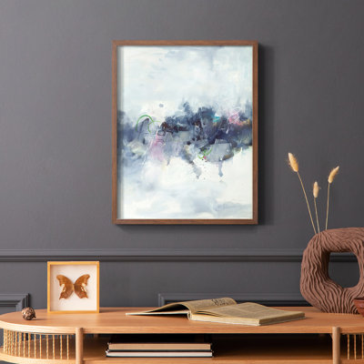 Oiseaux I, reproduction encadrée - bois massif