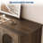 47" Sideboard Buffet Cabinet with Fluted Glass Doors - Modern Mid-Century Credenza Storage with Adjustable Shelves-739571023