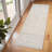 2' X 5' Grey and Beige Abstract Distressed Area Rug