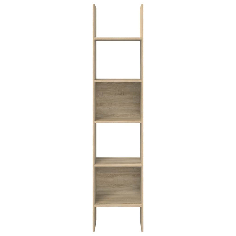 Dorith 180cm H Standard Bookcase, 180cm H x 40cm W x 35cm D, Sonoma Oak